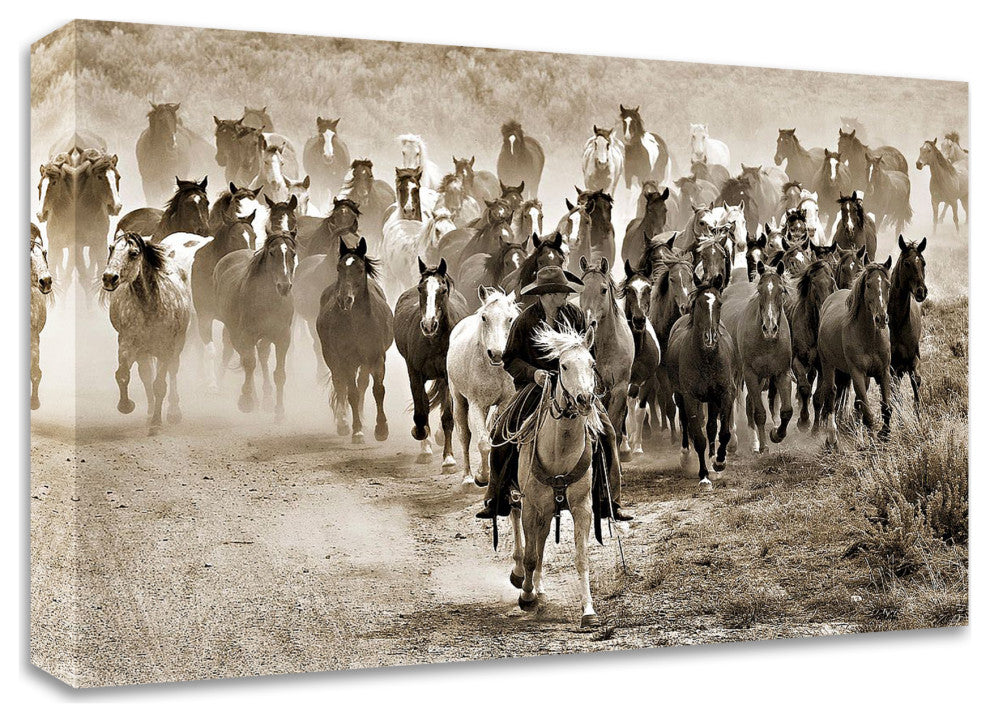 "Heading Home" by Lisa Dearing, Print on Canvas, 21"x14"