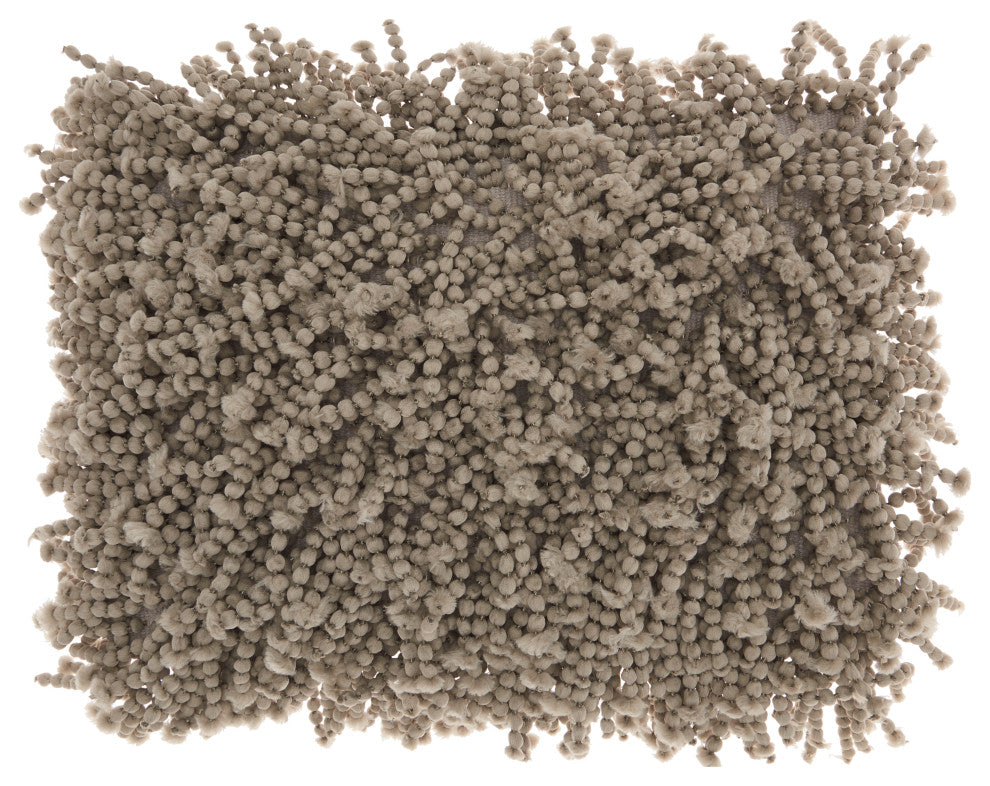 Mina Victory DC105 Throw Pillow, Silver, 14" x 20"