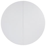 72'' Round Bi-Fold Granite White Plastic Folding Table
