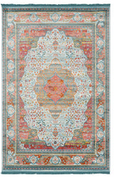 Unique Loom Light Blue Baracoa Malecon 5' 5 x 8' 0 Area Rug