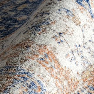 Nuloom Vintage Jacquie Floral Traditional Area Rug, Blue 2'8"x8'