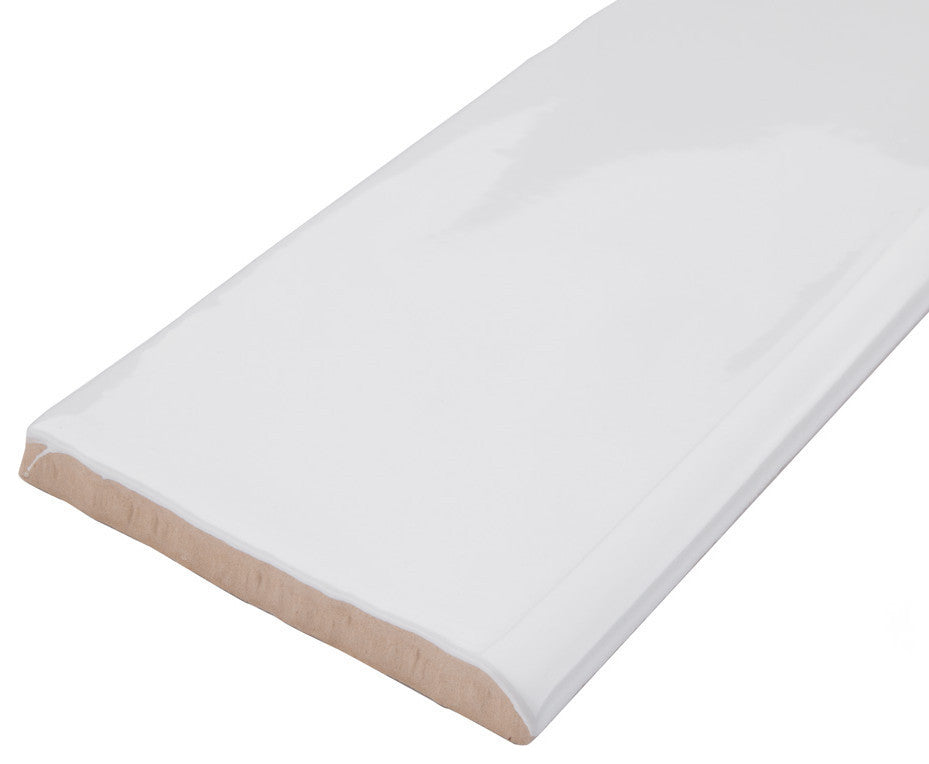 Chester Zocalo Bianco Ceramic Wall Trim