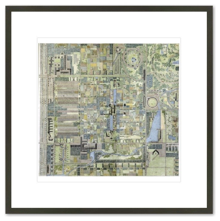 The Living City (project) (plan view), 1958