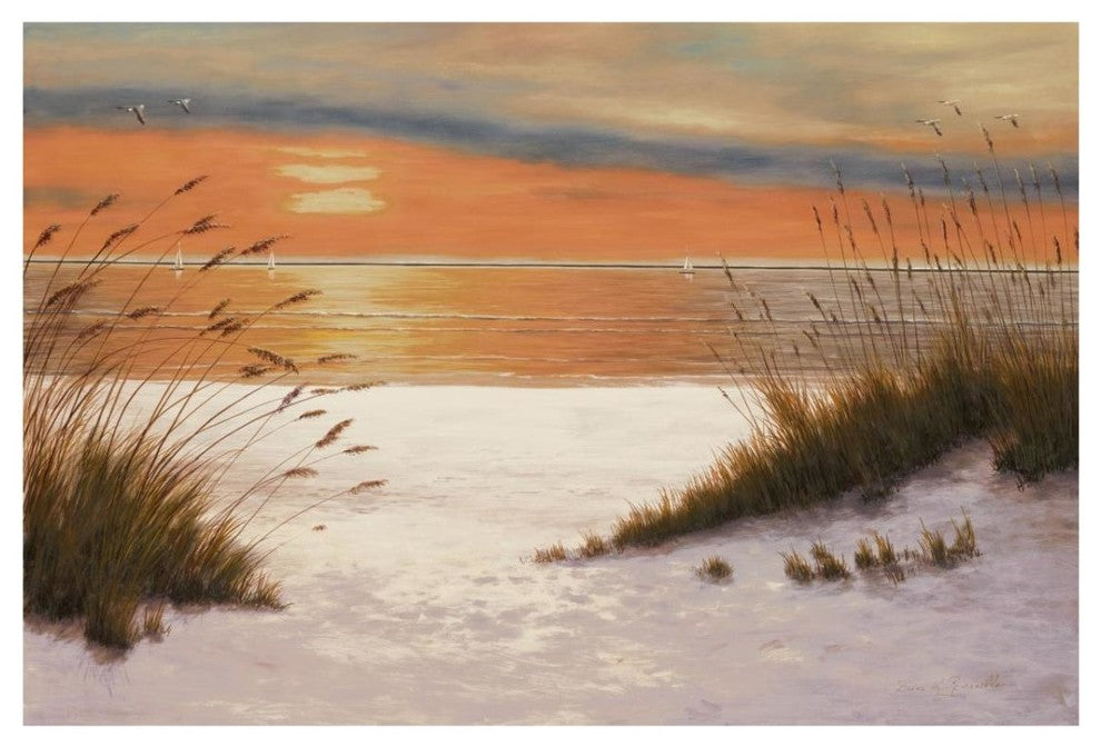"Summer Sunset" Digital Paper Print by Diane Romanello, 32"x22"