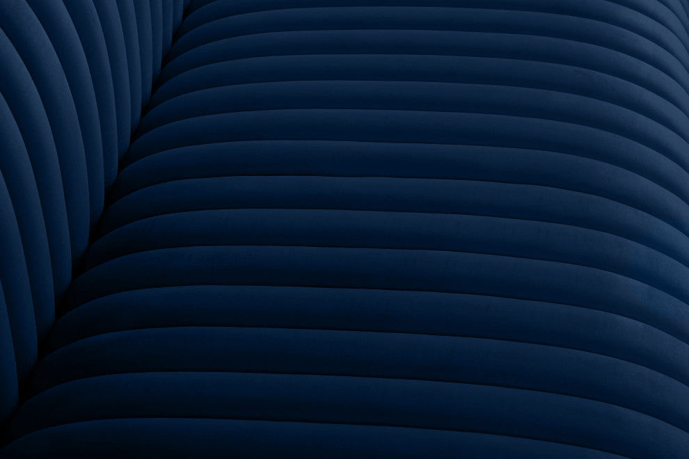 Ravish Velvet Upholstered Chair, Navy, Chair