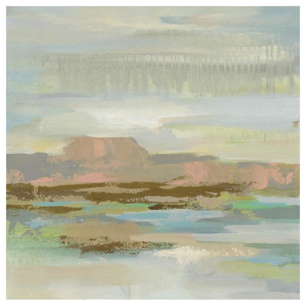 "Spring Desert II" Digital Paper Print by Silvia Vassileva, 26"x26"