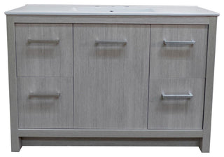 48" Single Sink Vanity With Gray Pine Finish