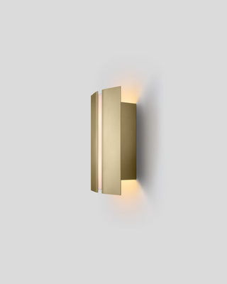 Rima LED Sconce, Brushed Brass, Frosted, 3000k Led, P1 Driver