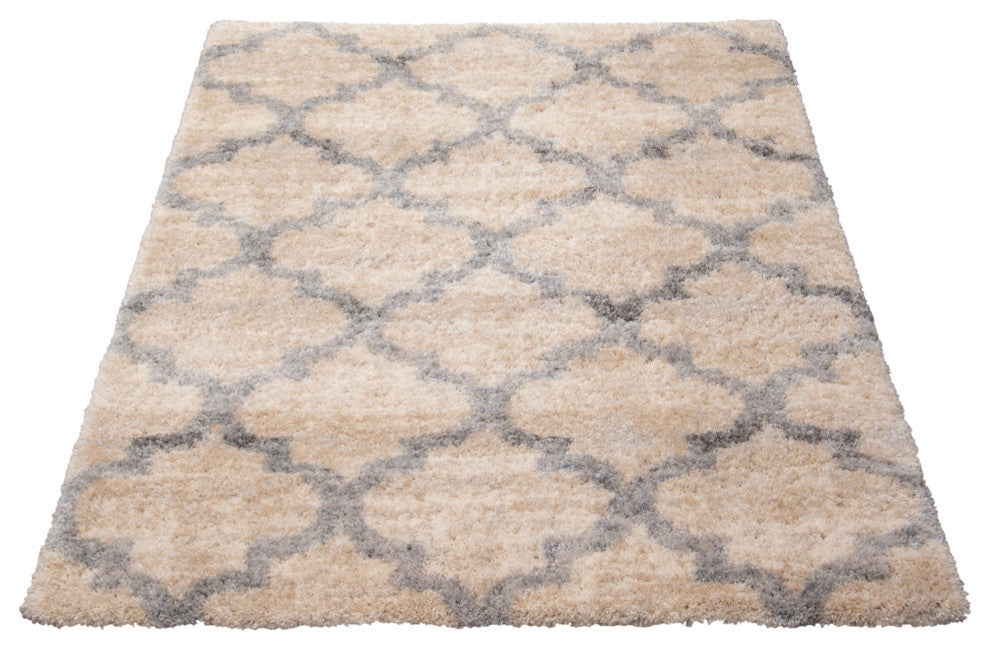 Moroccan Trellis Shag Rug
