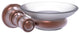 Carolina Wall Mounted Soap Dish, Antique Copper