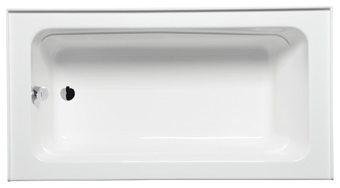Malibu La Jolla RH Rectangle Soaking Bathtub 60x30x20 Biscuit