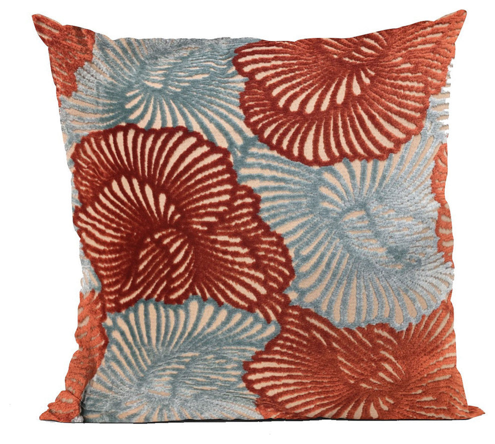 Plutus Plush Damask Luxury Throw Pillow, 24"x24"