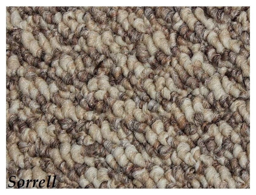 Cambridge II Soft Scroll Loop Indoor Area Rug, Sorrell 7'x12'