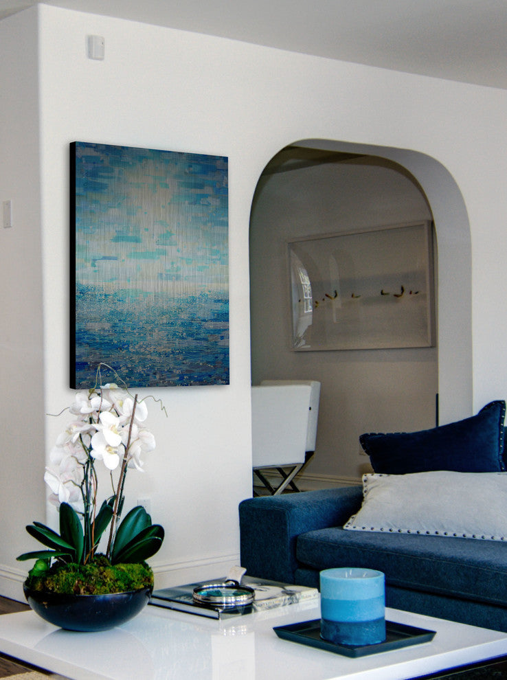 "Better Days" UV Ink Print on Brushed  Aluminum, 40"x60"