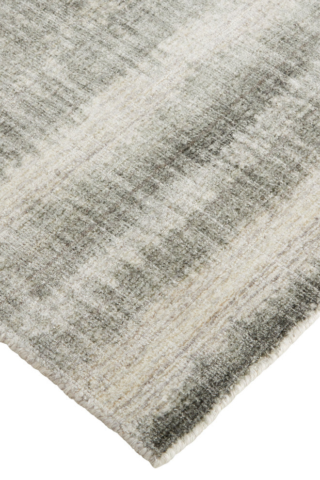 Weave & Wander Malana Handwoven Graident Rug, Green, 2'x3'