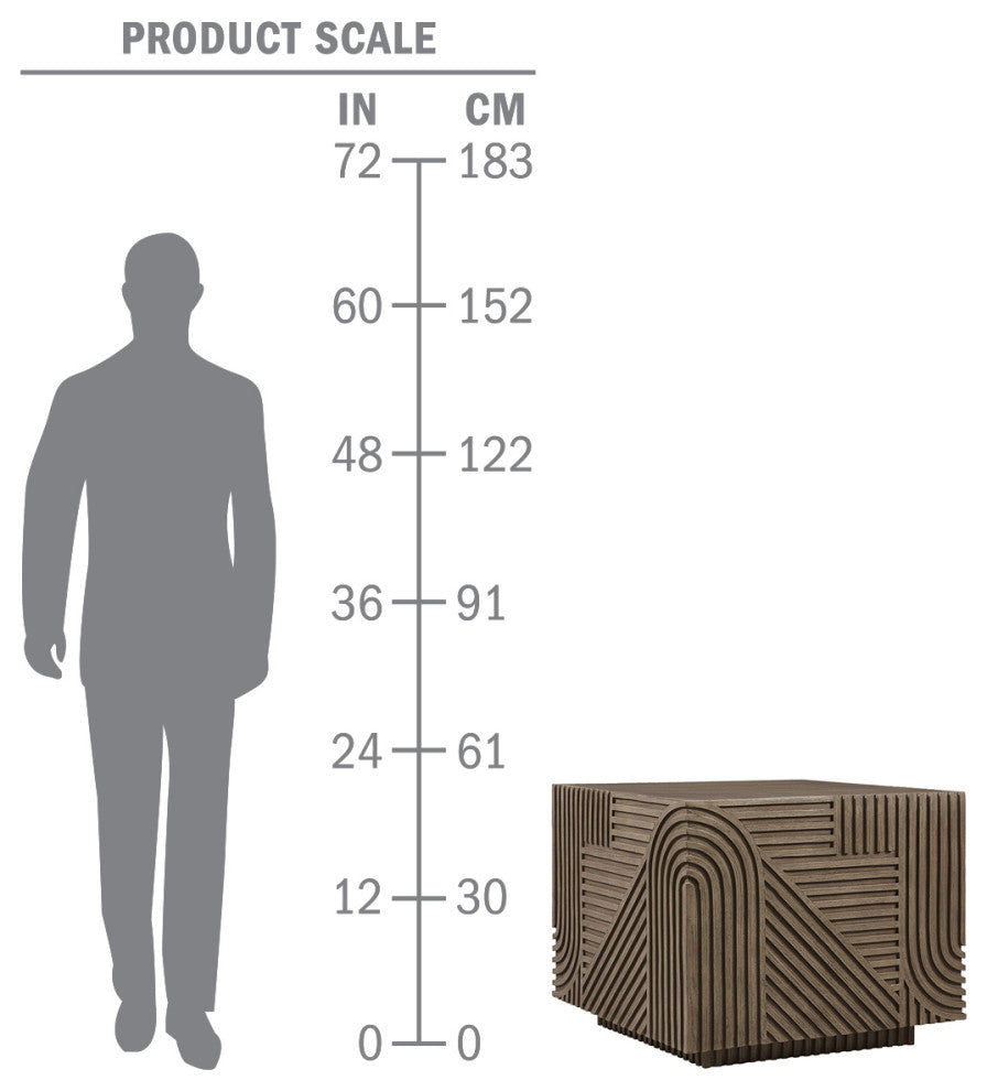 Serenity Textured Square Table