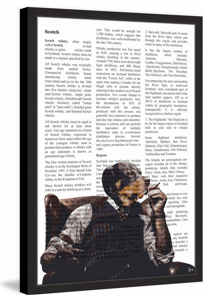 "Staying Home" Framed Painting Print, 20"x30"