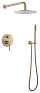 Round Two-function Concealed Bathroom Shower Set, With Embedded Box