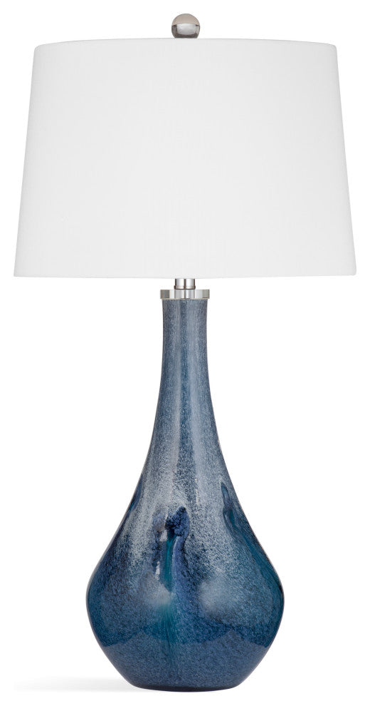 Nanda Table Lamp - Blue Glass