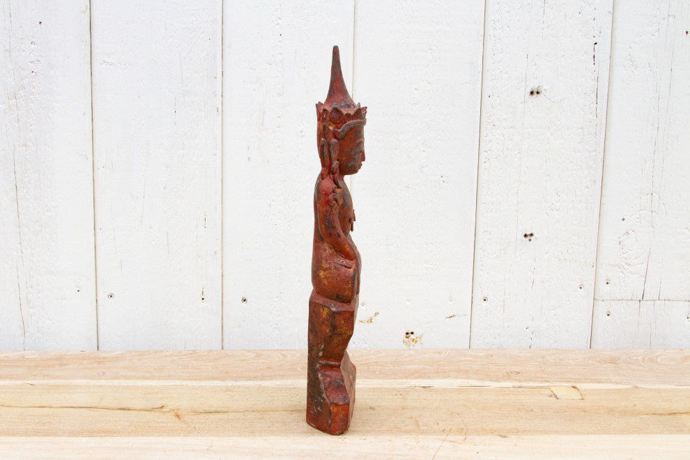 Vintage Thai Carved Buddha