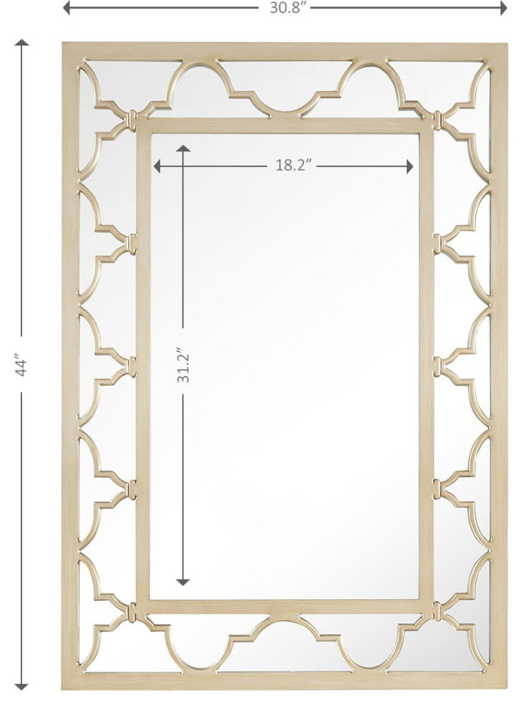 Champagne Glass Wall Mirror