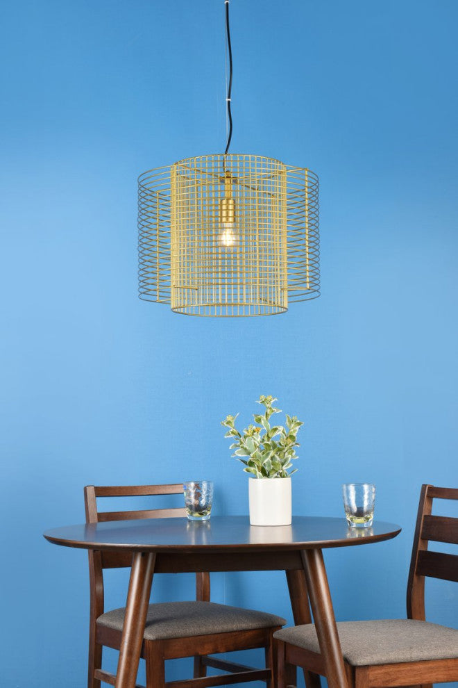 Delvin 1-Light Brass Pendant