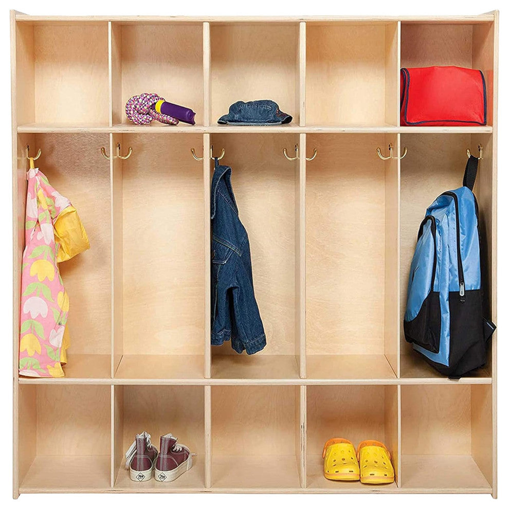 RRI Goods 5 Section Montessori Coat Locker