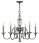 Hinkley Eleanor Medium Single Tier, Polished Antique Nickel