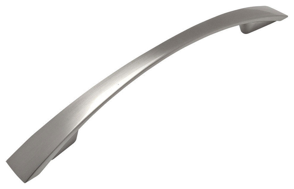 [10-PACK] Cosmas 5"� CTC (128mm) Satin Nickel Modern Arch Cabinet Pull
