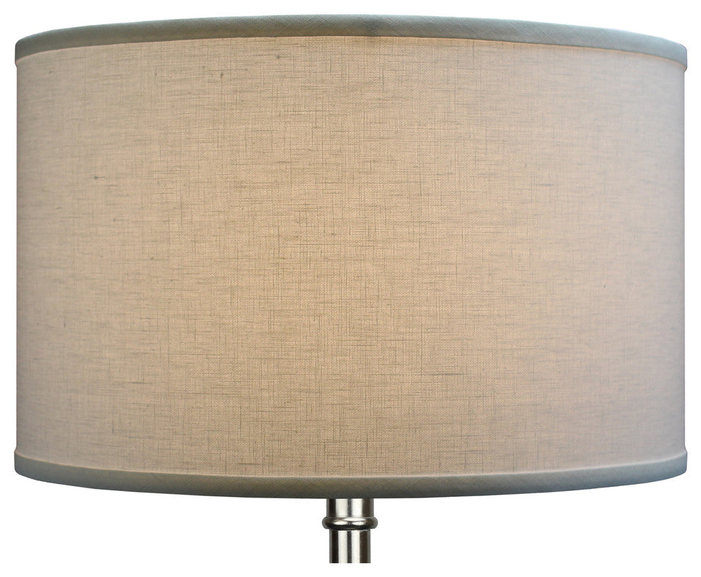 Fenchel Shades 16"x16"x10" Spider Attachment Drum Lamp Shade, Designer Lin