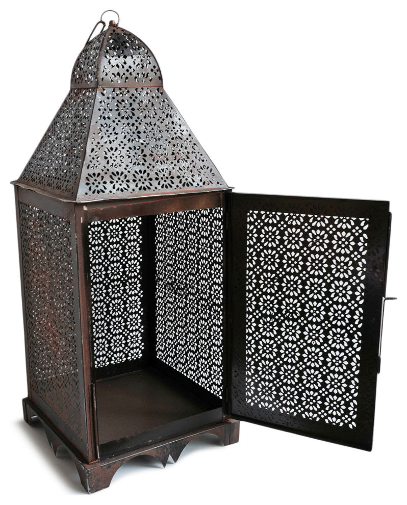 Outdoor Metal Floor Lantern