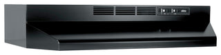 Broan BUEZ130 BUEZ1 Recirculating 30"W Under Cabinet Range Hood - Black