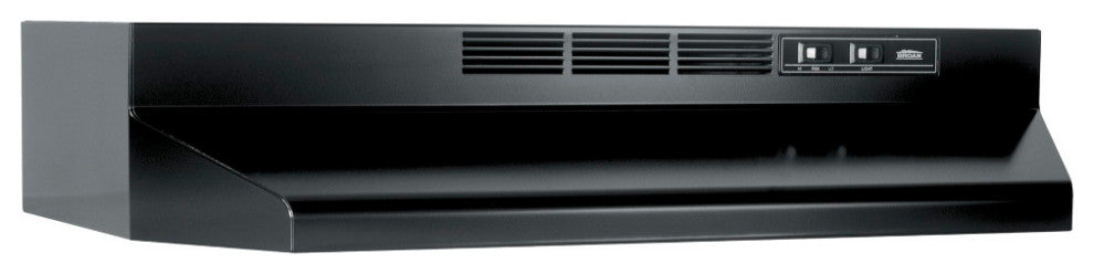 Broan BUEZ130 BUEZ1 Recirculating 30"W Under Cabinet Range Hood - Black
