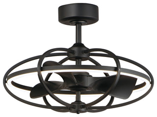 Maxim Corona Fan 22 LED Corona Fan 22" 3 Blade LED Indoor Ceiling - Black