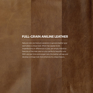 Morrison 72 inch Sofa, Caramel Brown