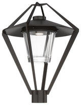 Stellar Post Light, Coastal Oil Rubbed Bronze, Clear Glass