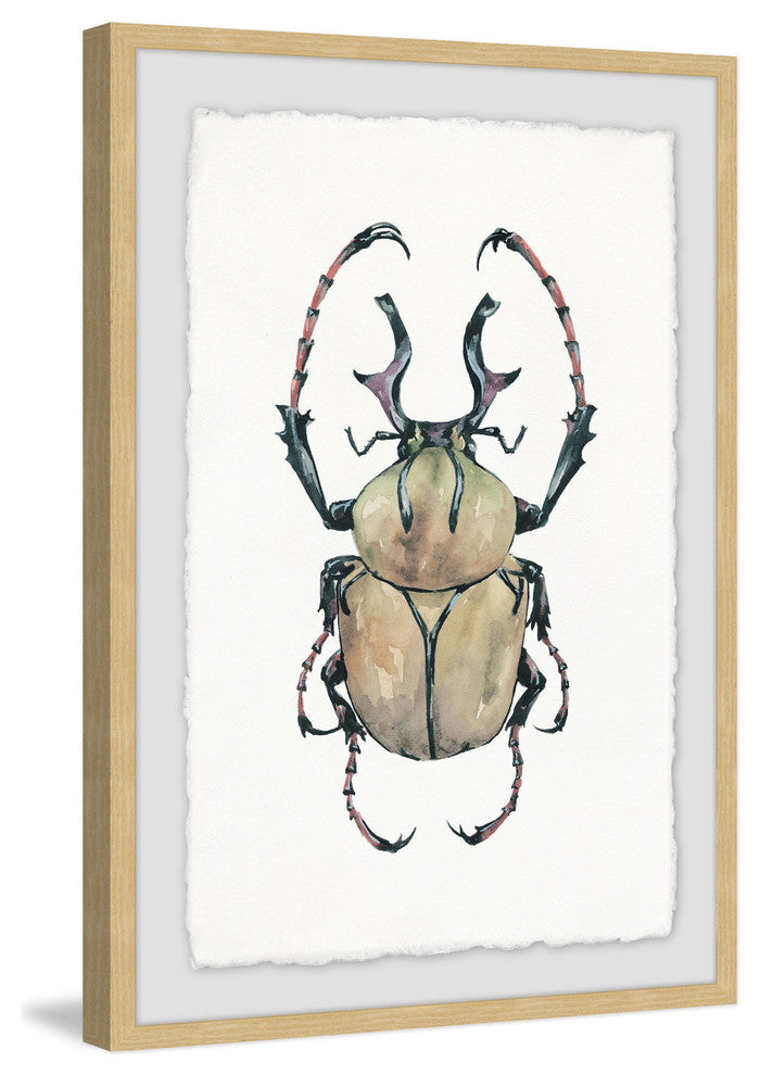 "Beefy Beetle" Framed Painting Print, 24"x36"