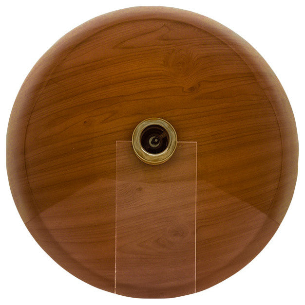 P826 Wood Grain Glass Vessel Bathroom Sink