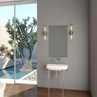 Levitt 2 Light Wall Light Polished Nickel