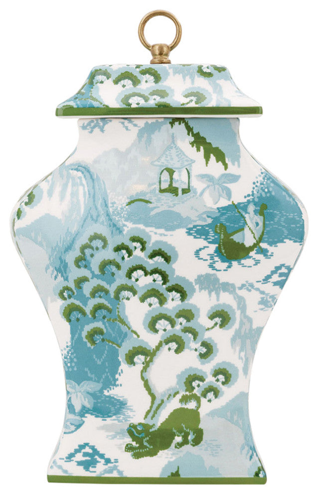 Canton Celadon Jar