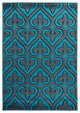 United Weavers Bristol Heartland Turquoise Mat Rug 2'7x4'2