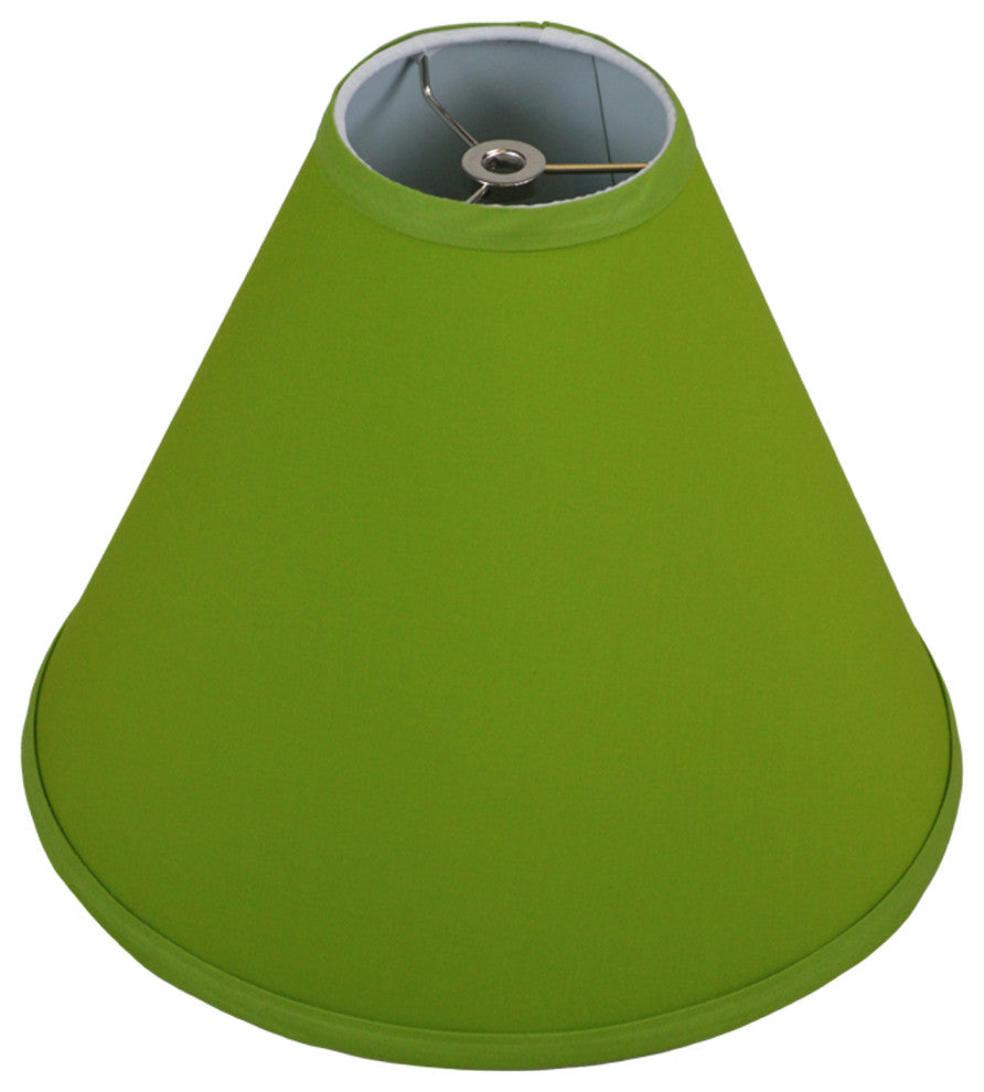Fenchel Shades 4"x12"x10" Spider Attachment Empire Lamp Shade, Linen Peridot