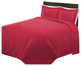 Cottonpure 100% Cotton Diamond Quilt , Scarlet, King