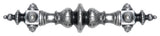 Portobello Road Pull Crystals Antique Pewter, Antique Pewter