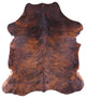 Brindle Natural Cowhide Rug 6' 2" X 5' 6" C2296