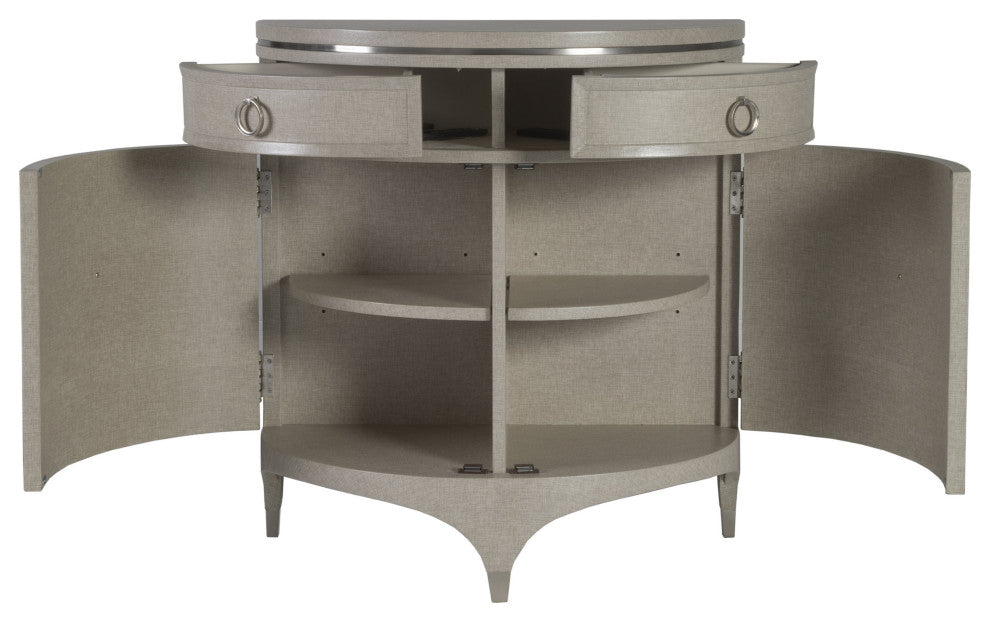 Zeitgeist Linen Demilune Chest