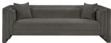 Everett Upholstered Sofa, Grey, Chenille Fabric