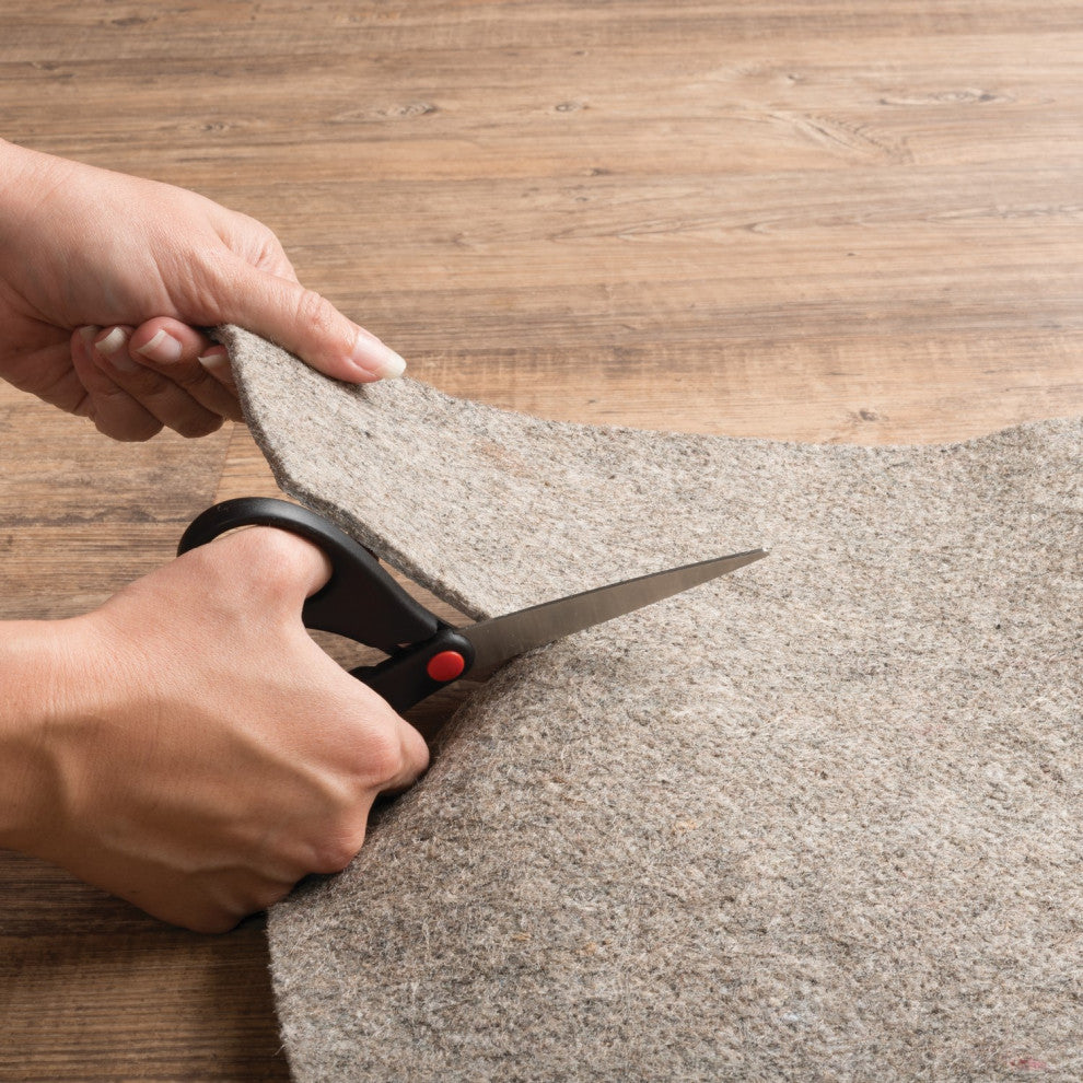 10'' x 14'' Grey Non Slip Rug Pad