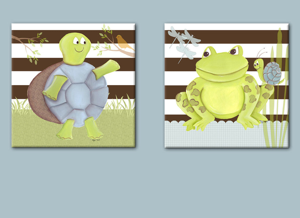 Turtle on Stripes