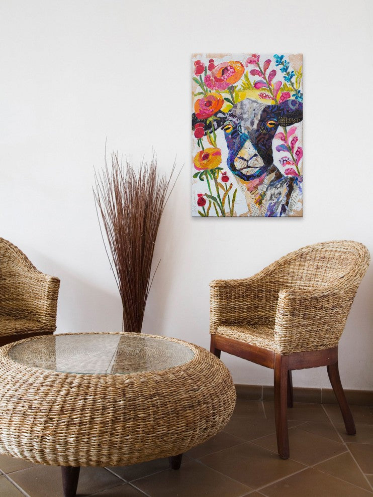 "Love Me" Painting Print on Wrapped Canvas, 12x18